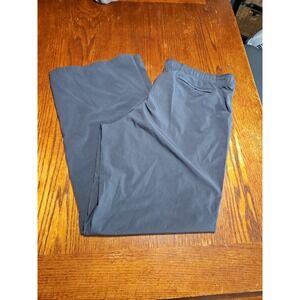 Paskho P1024 Stretch Athleisure Full-Length Pants in Black, Size XL Nylon (A631)